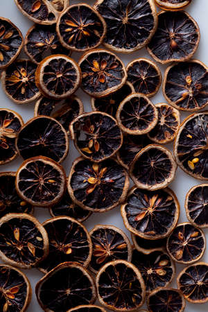 Dried old orange slices