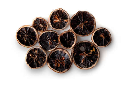 Dried old orange slicesの写真素材