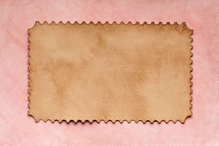 Handmade paper sheet on abstract backgroundの写真素材