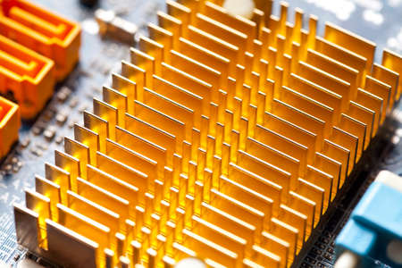 Electronic cooper radiatorの写真素材