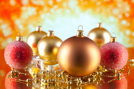 Christmas ballsの写真素材