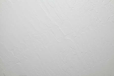 White background or texture - plastered wallの写真素材