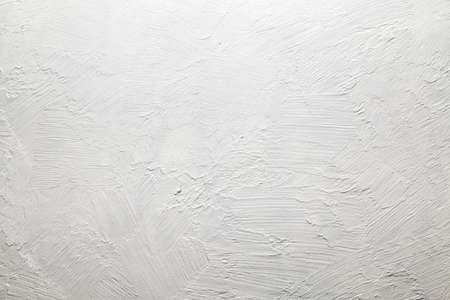 White plaster on the wall background or textureの写真素材