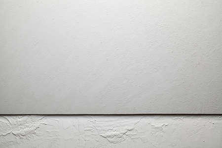 White plaster on the wall background or texture