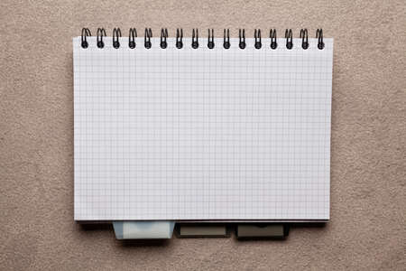 Office or school notebook on tableの写真素材