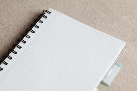 Notebook on tableの写真素材