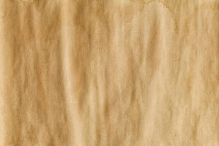 Crumpled handmade paper sheet - background or textureの写真素材