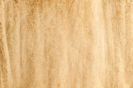 Crumpled handmade paper sheet - background or textureの写真素材