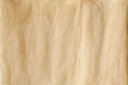 Crumpled handmade paper sheet - background or textureの写真素材