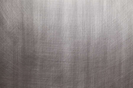 Brushed aluminum or steel - silver background or textureの写真素材
