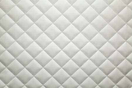 White patterned leather background or textureの写真素材