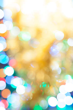 Bokeh effect blurry lighting abstract backgroundの写真素材