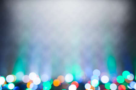 Bokeh effect blurry lighting abstract backgroundの写真素材