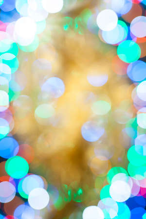 Bokeh effect blurry lighting abstract backgroundの写真素材