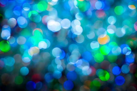 Bokeh effect blurry lighting abstract backgroundの写真素材