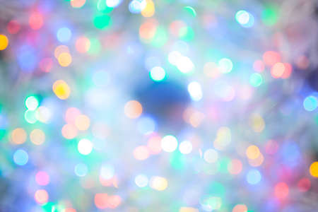 Bokeh effect blurry lighting abstract backgroundの写真素材