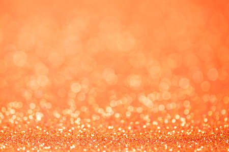 Orange abstract background - blurred bokeh effectの写真素材