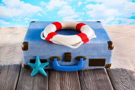 Summer holiday bagの写真素材