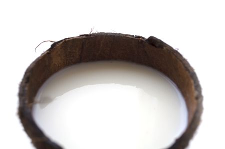Milk in Coconutの写真素材