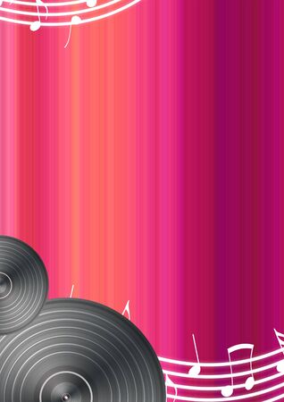 Music Background with Space for Textの写真素材