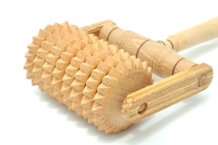 Handheld Wooden Massagerの写真素材