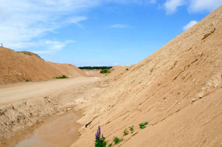 Sand Hills at the Quarryの写真素材