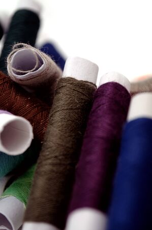 Multicolored Spools of Thread