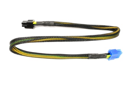 Internal Computer Cable Isolated on White Background