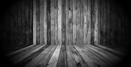Dark Wooden Roomの写真素材