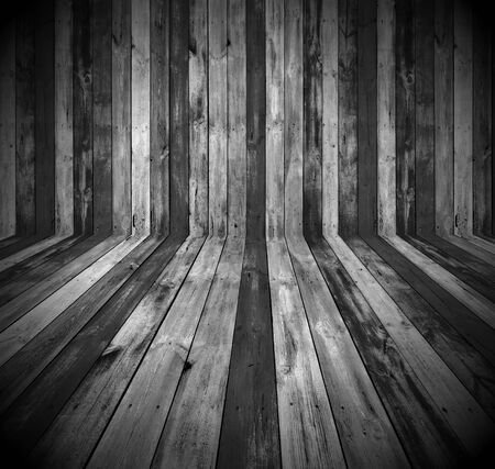 Dark Wooden Roomの写真素材