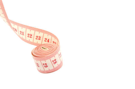 Measuring Tape on White Background