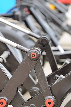 Hydraulic Mechanism of Tractor Loaderの写真素材