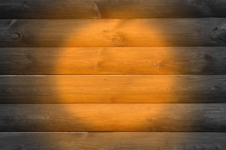 Wood Background with Spotlightの写真素材