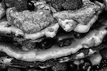 Monochrome Cakeの写真素材