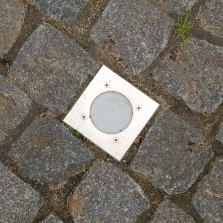 Outdoor Recessed Ground Lightingの写真素材