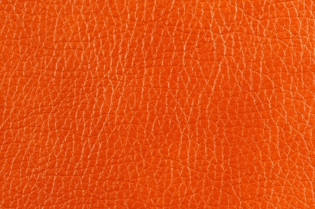 Orange Glossy Leather Background Textureの写真素材