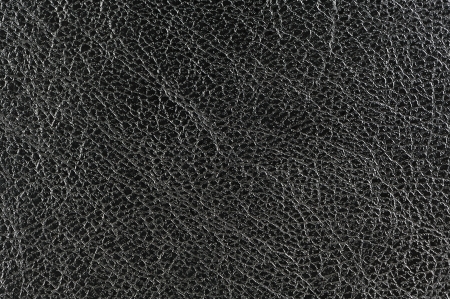 Black Glossy Leather Background Textureの写真素材