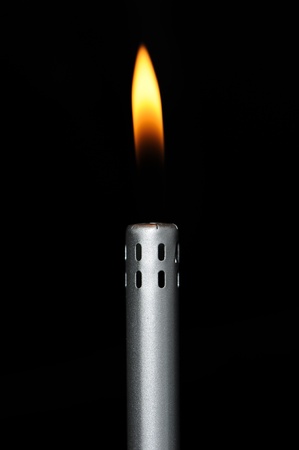 Burning Gas Cooker Lighterの写真素材