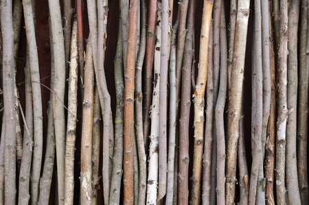 Wicker Fence Backgroundの写真素材