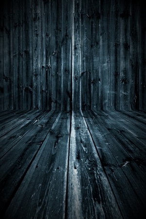 Dark Wooden Roomの写真素材