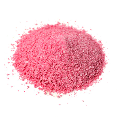 Pile of Fruit Juice Powder Concentrate Isolated on White Backgroundの写真素材