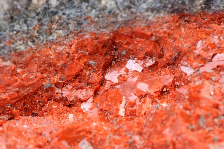 Saline Deposits Macroの写真素材