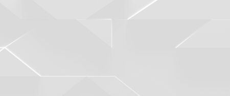 White Wide Futuristic Background (3d illustration)の写真素材