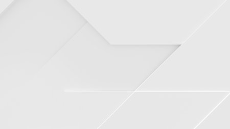 A bright high-key 3D illustration featuring a white futuristic background with ample copy space, ideal for modern and innovative designs that emphasize clarity and forward-thinking aestheticsの写真素材