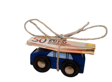 Saving money by switiching to a new car insuranceの写真素材