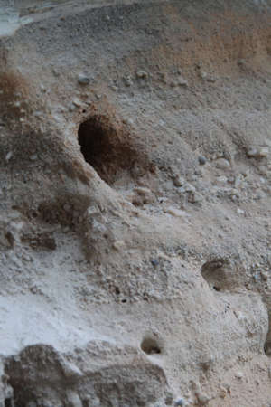 small caves in rock