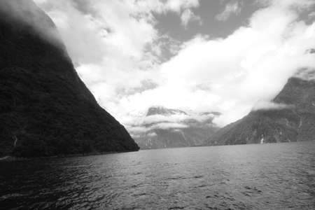 Mysterious lakeの写真素材