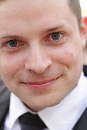 Close up smileの写真素材