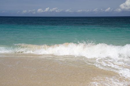 Beautiful caribbean beachの写真素材