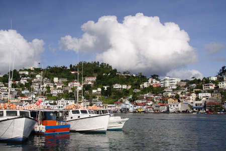 Small caribbean portの写真素材